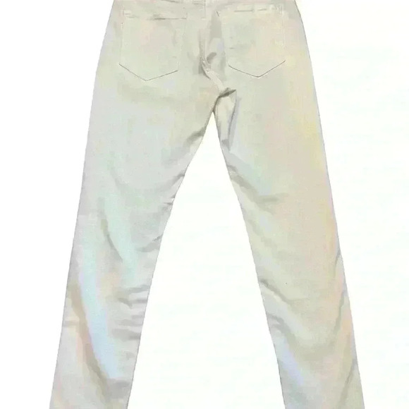 Esqualo Womens Skinny Low Rise  Ankle Trouser Jeans Belt Loops White Size 8 - Picture 2 of 5